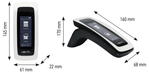 Pilot Somfy NINA IO 1805251 z Ekranem Dotykowym - Inteligentne Sterowanie Domem - obrazek 4